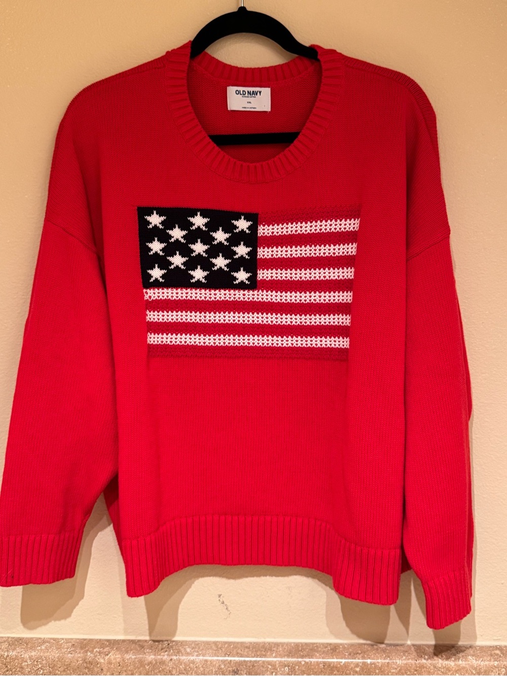 Old Navy Women’s Flag Sweater - Size XXL